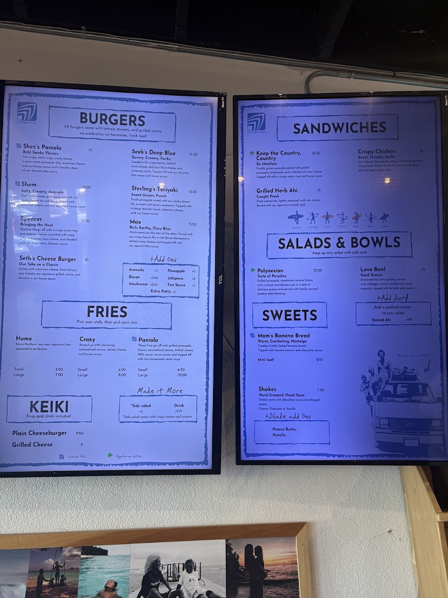 Seven Brothers - Laie Menu - Image 5